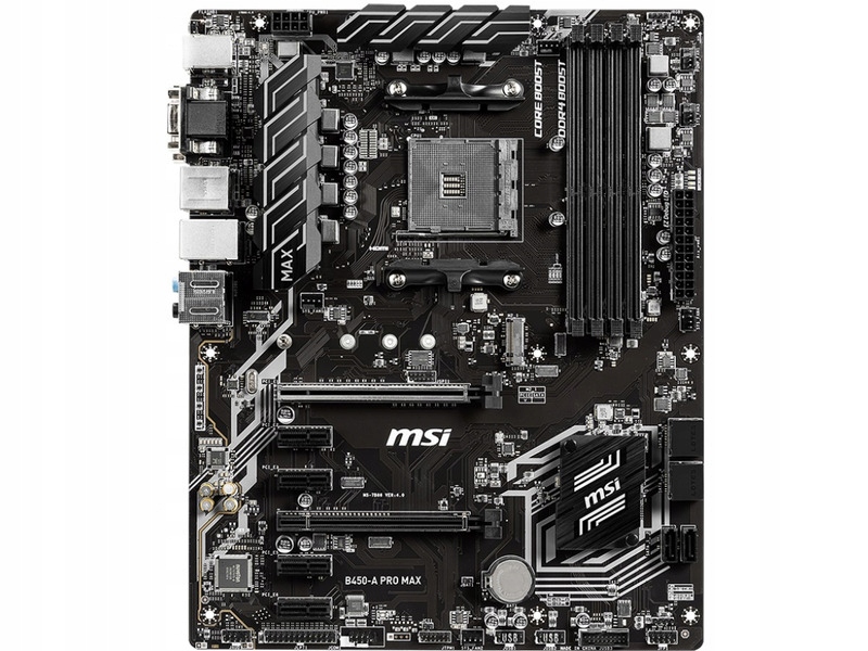 Купить Материнская плата MSI B450-A Pro Max: отзывы, фото, характеристики в интерне-магазине Aredi.ru