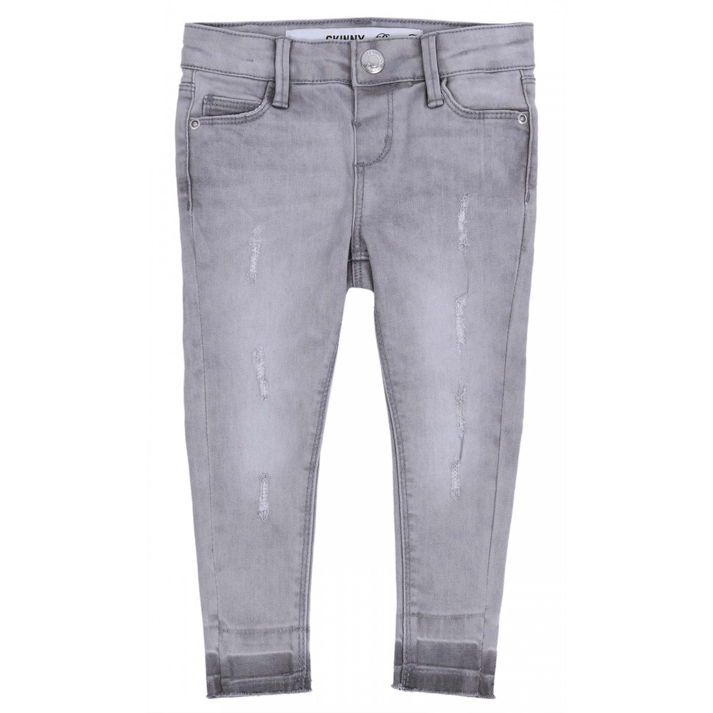 Szare spodnie przecierane DENIM CO. 2-3 lat 98 cm