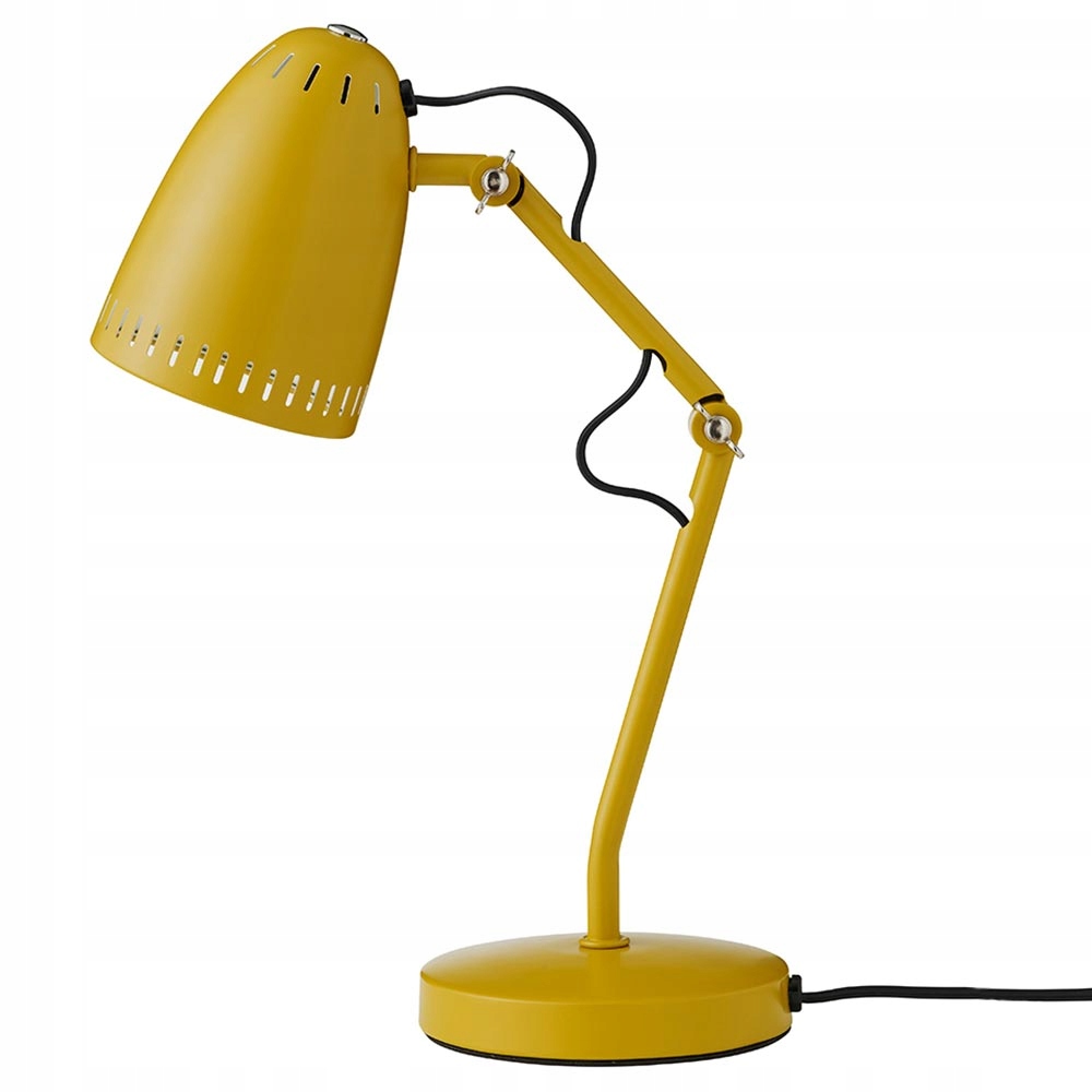 Lampa biurkowa Superliving "Dynamo 345" matowa musztardowa żółta