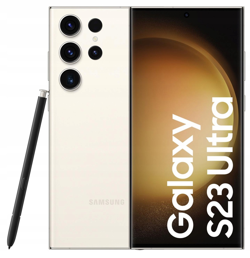 Smartfon Samsung Galaxy S23 Ultra 8/256GB 6,8' 120Hz 200Mpix Beżowy