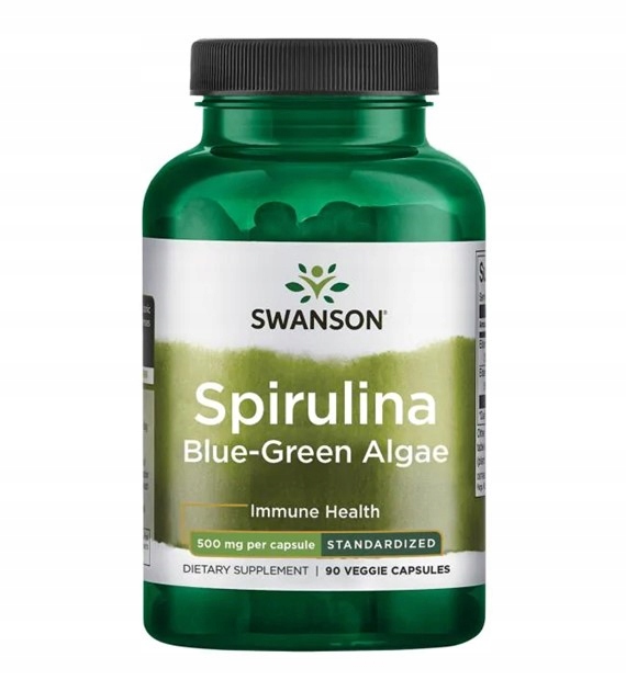 Spirulina standaryzowana 90 kaps SWANSON