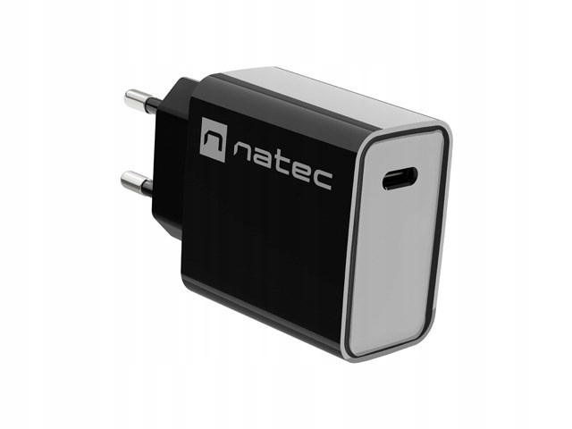 Natec RIBERA NUC-2060 USB-C 20W POWER DELIVERY CZARNA