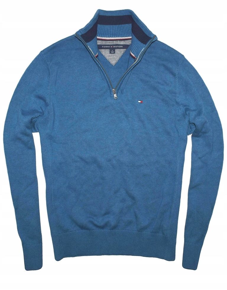 Tommy Hilfiger M sweter half zip super kolor