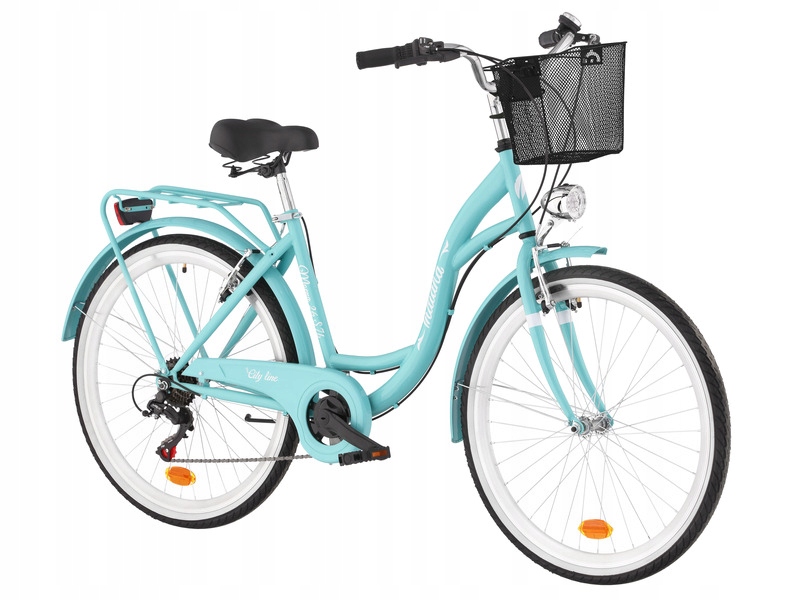 Rower miejski INDIANA Moena 26 cali damski + Kosz - 12204173913 - oficjalne  archiwum Allegro