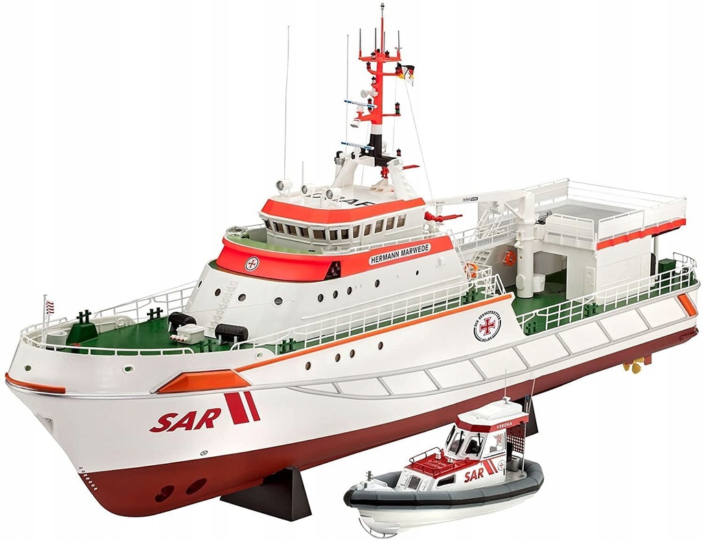 Revell Search Rescue Vessel HERMANN MARWEDE