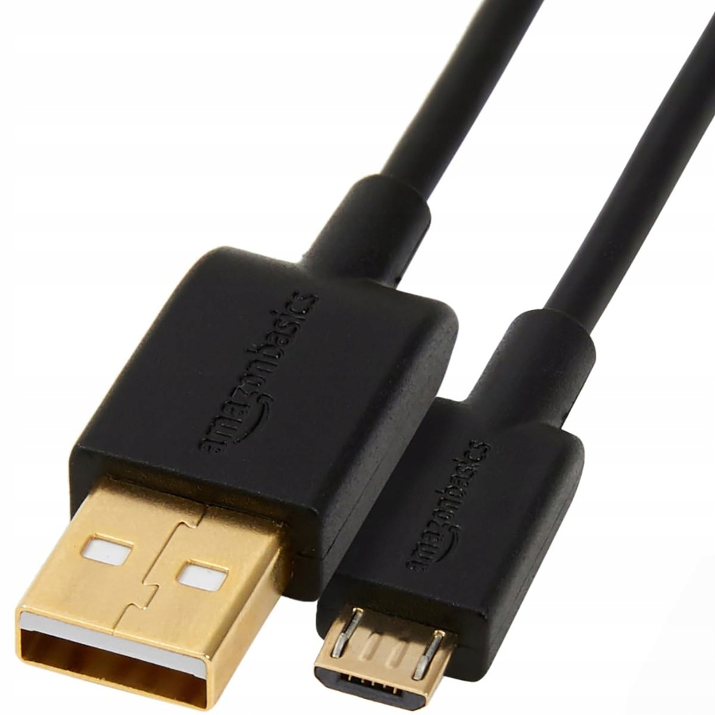 AmazonBasics kabel USB 1,8 m 2.0 USB A Micro-USB B Czarny