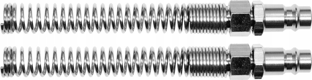 SZYBKOZŁĄCZE M ZE SPRĘŻYNĄ NA WĄŻ 5x8mm 2 SZTUKI