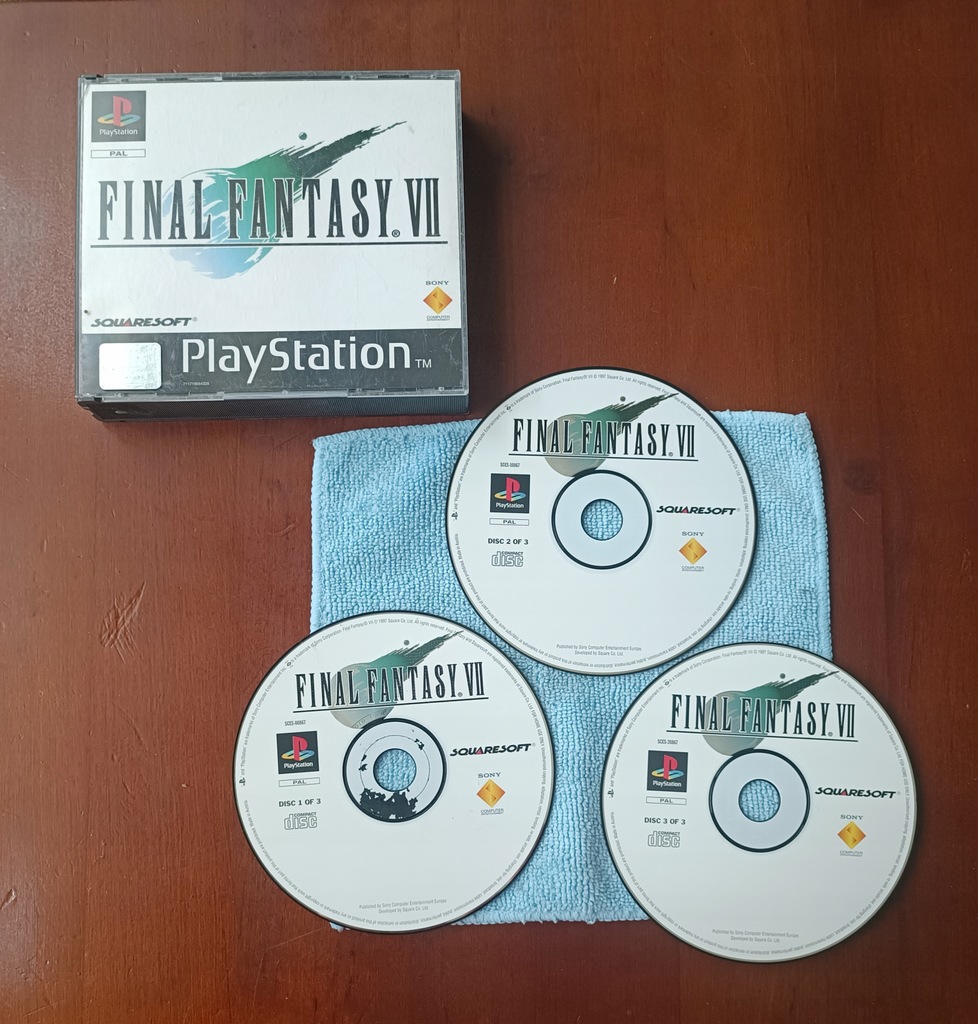 FINAL FANTASY VII PSX PS1 PLAYSTATION GRA