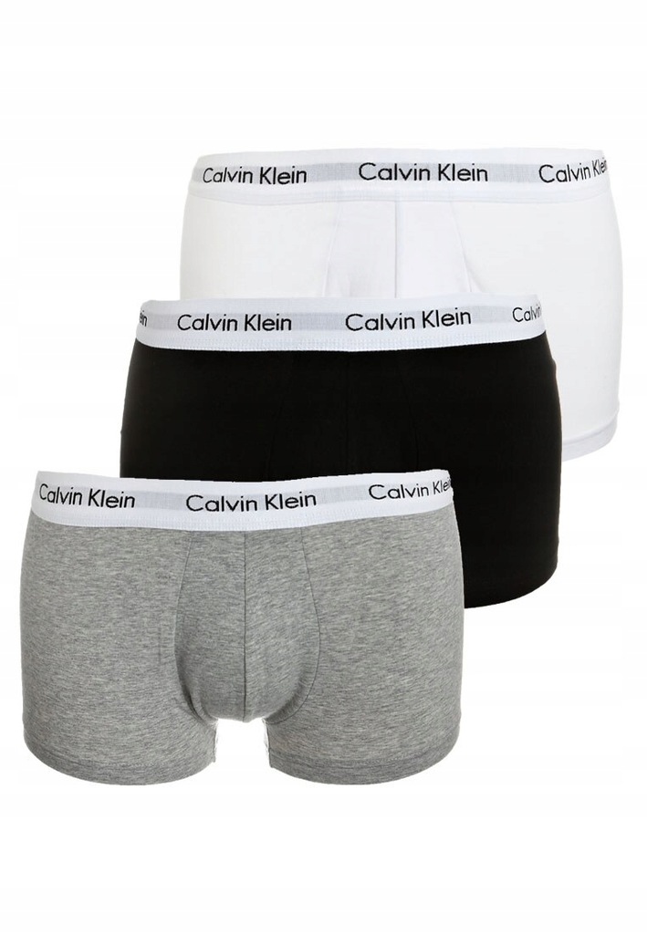 CALVIN KLEIN BOKSERKI MĘSKIE LOGO 3PACK L BAB