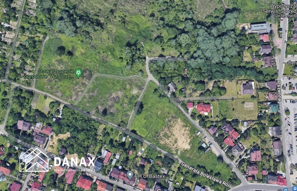 Działka, Kraków, Podgórze, 1600 m²