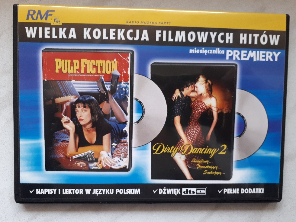 PULP FICTION i DIRTY DANCING 2 na DVD na WOŚP!