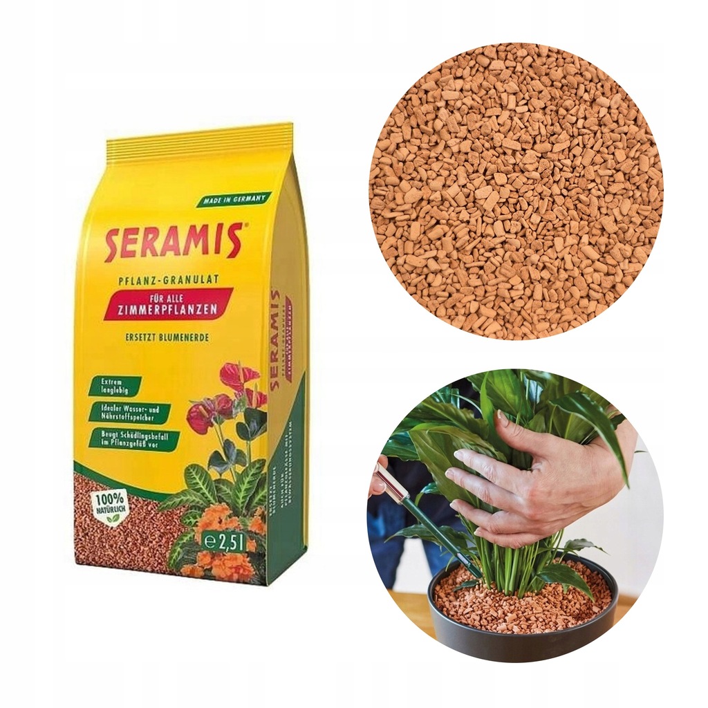 Seramis - Podłoże do roślin doniczkowych 2,5L