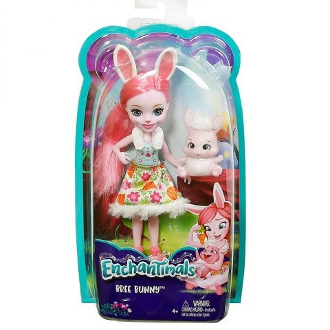 ENCHANTIMALS LALKA + ZWIERZACZEK BREE BUNNY