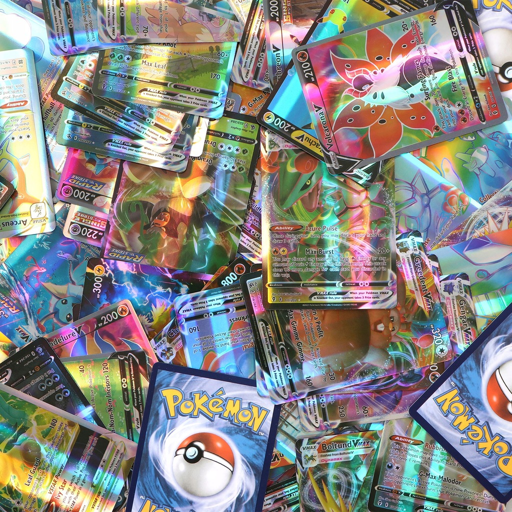Купить КОЛЛЕКЦИОННЫЕ КАРТОЧКИ POKEMON VSTAR+VMAX, 100 ШТ.: отзывы, фото ...