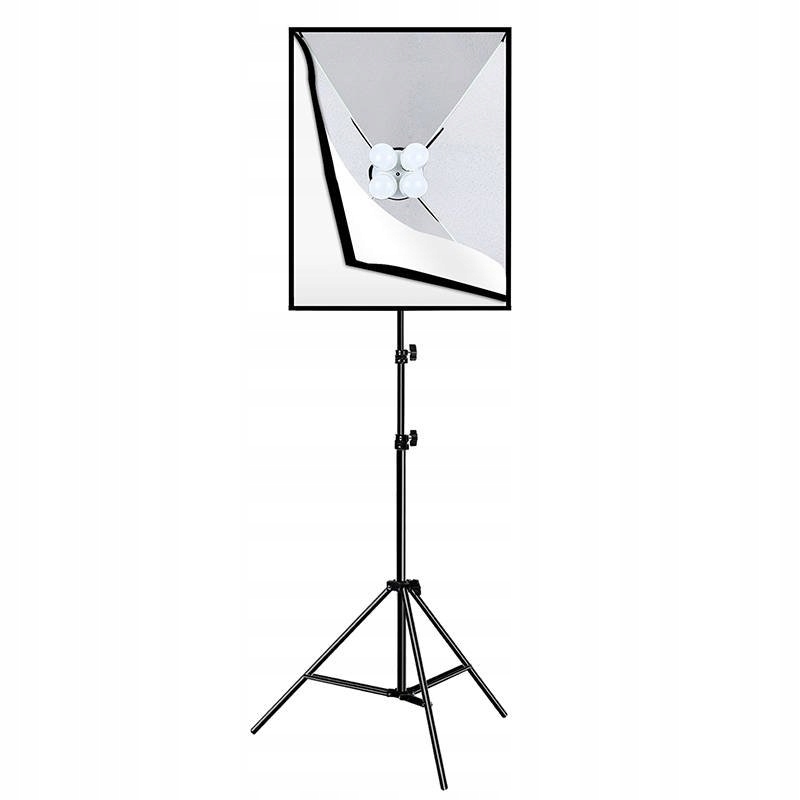 Zestaw studyjny Puluz Softbox LED 50x70cm, statyw,