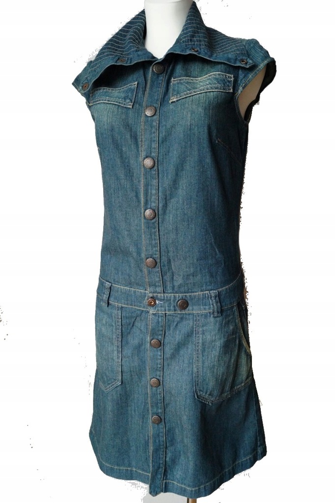 DIESEL stylowa sukienka jeans S