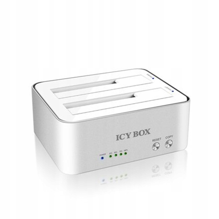 Raidsonic ICY BOX 2 bay JBOD docking and cloning s