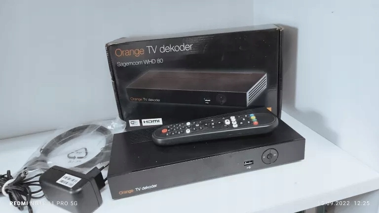 DEKODER DVBT 2 SAGEMCOM WH80