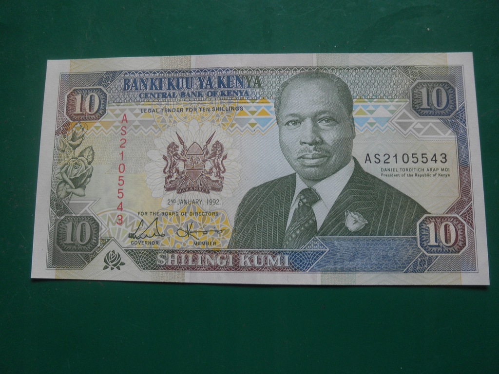 Kenia 10 Shillings UNC