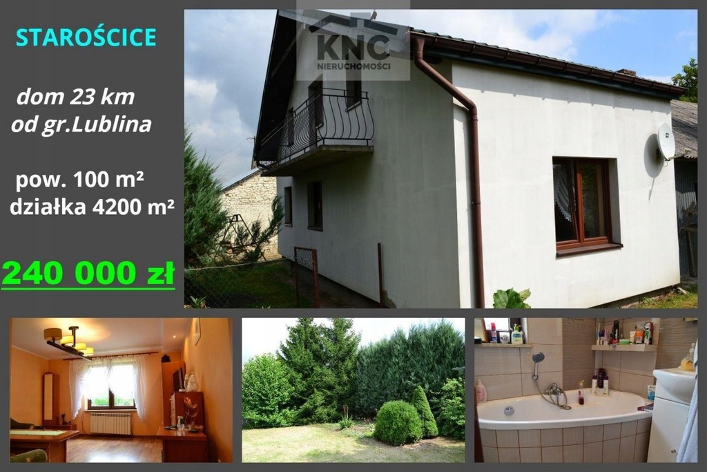 Dom, Starościce, Milejów (gm.), 100 m²
