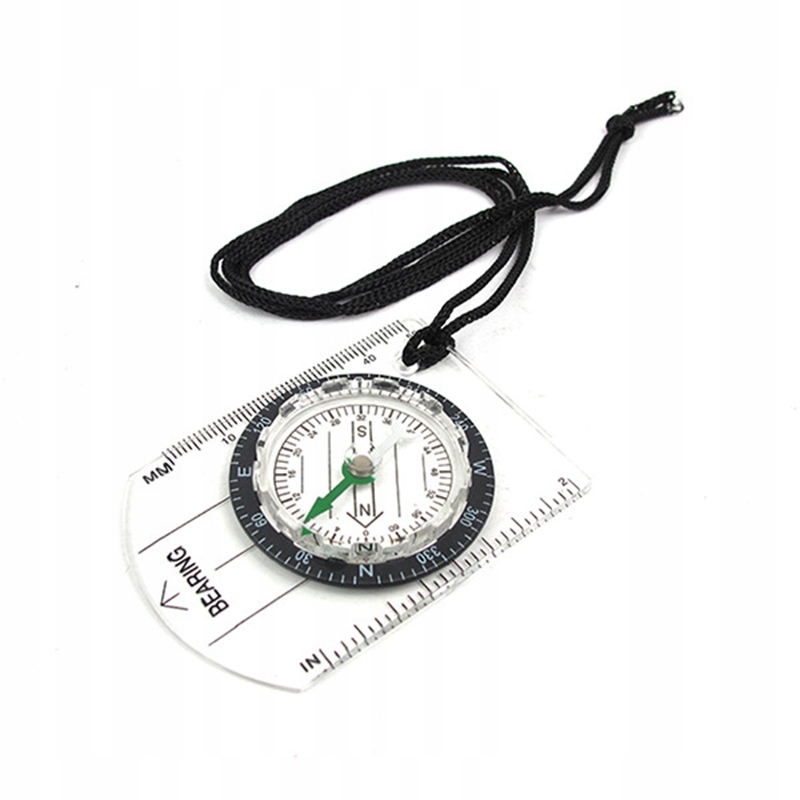 Outdoor Mini Compass Map Scale Ruler Professional