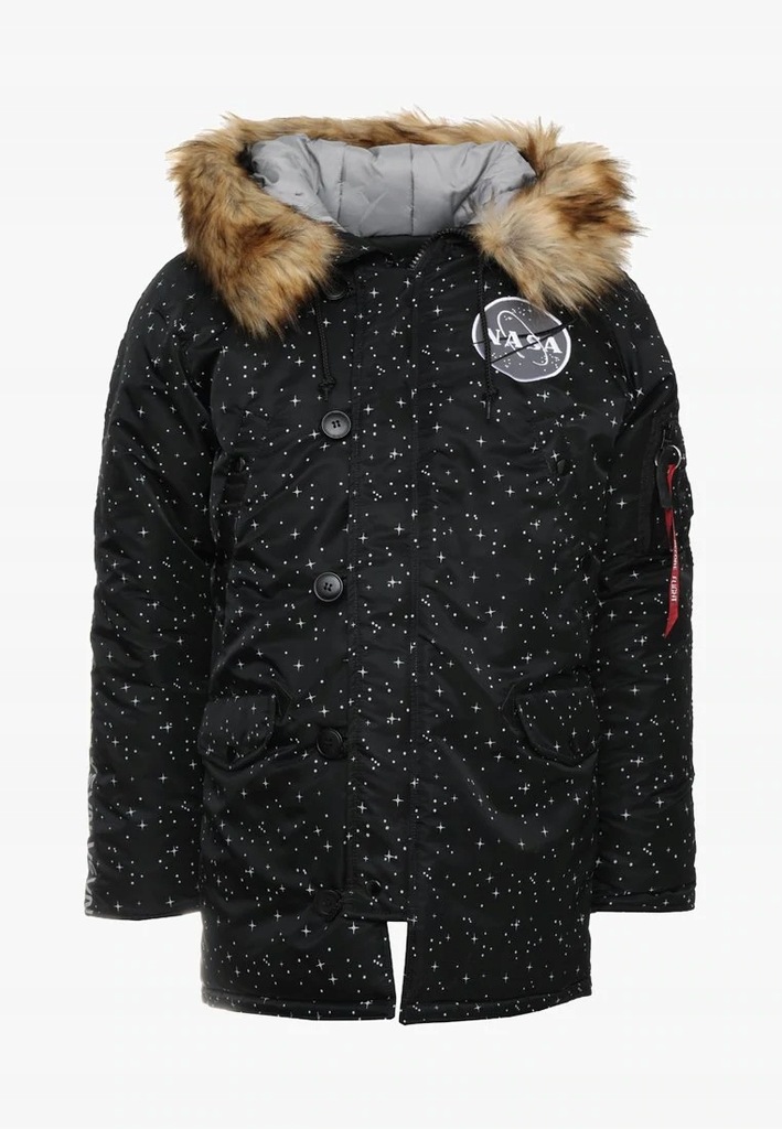 Kurtka zimowa NASA alpha industries L black 1029ZŁ