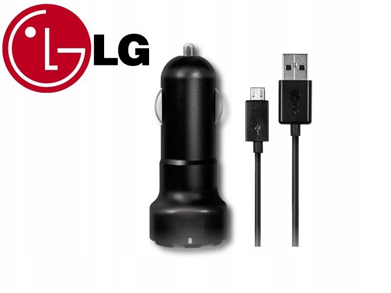 Ładowarka samochodowa USB LG CLA-400 czarna 1500mA
