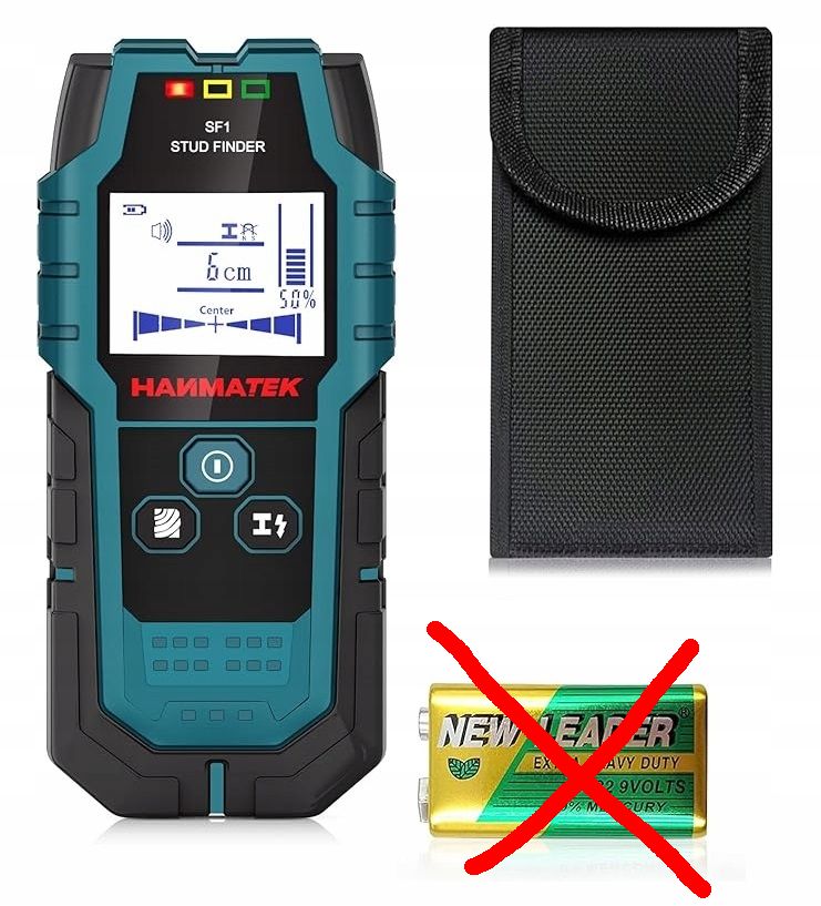 HANMATEK SF1 Skaner Ścienny 4w1 Detektor Drewna, Metalu i Kabli AC