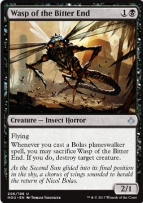 MTG 3x Wasp of the Bitter End uncommon HOU