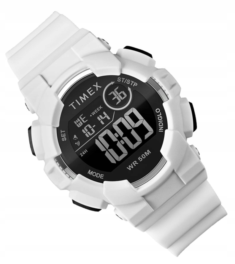 Sportowy zegarek na pasku Timex TW5M23700 INDIGLO