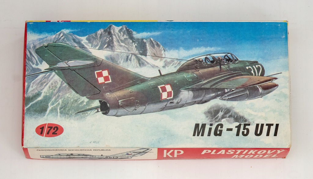 MIG - 15 UTI model do sklejania KP Czechosłowacja