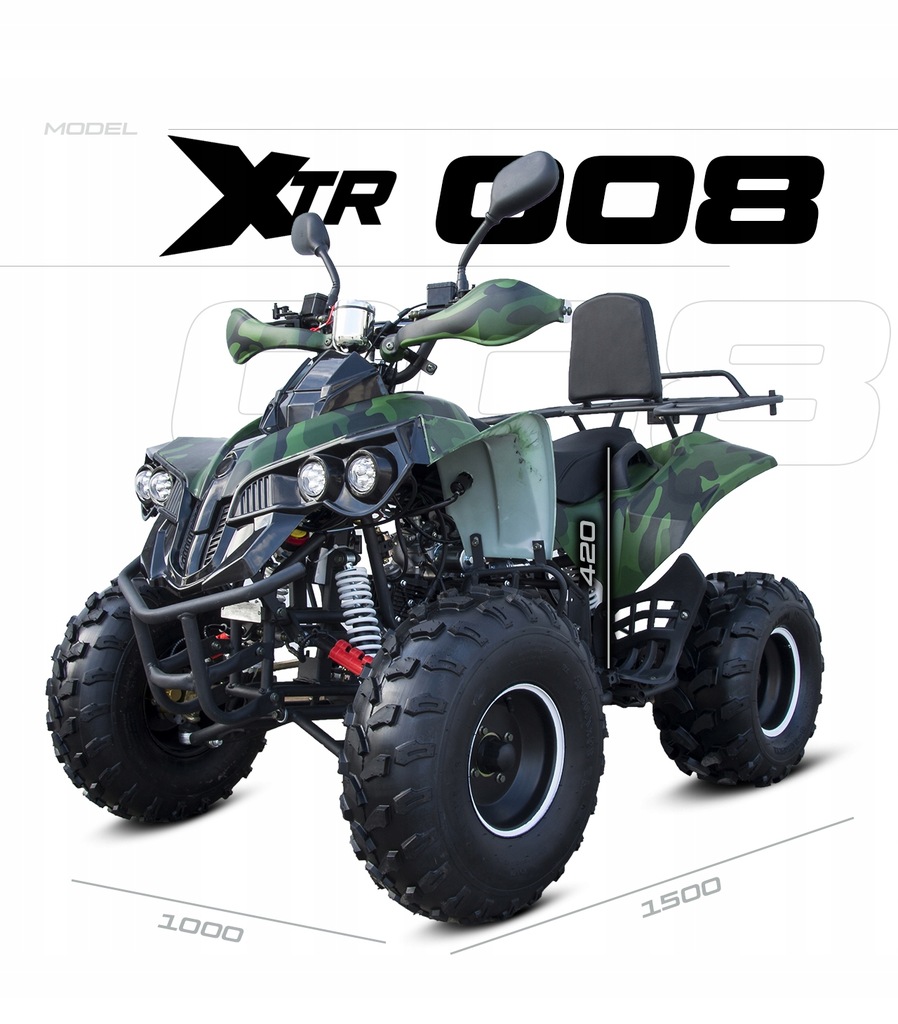 Купить QUAD XTR 008 PRO 125 CC АВТОМАТИЧЕСКИЙ БЕСПЛАТНЫЙ ТРАНС LED: отзывы, фото, характеристики в интерне-магазине Aredi.ru