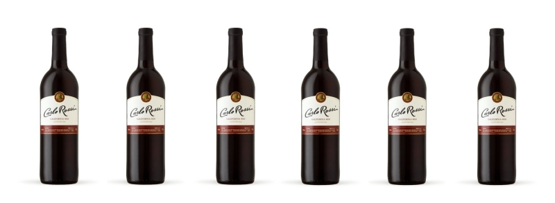 Carlo Rossi Red Wino Kalifornia ZESTAW 6 WIN