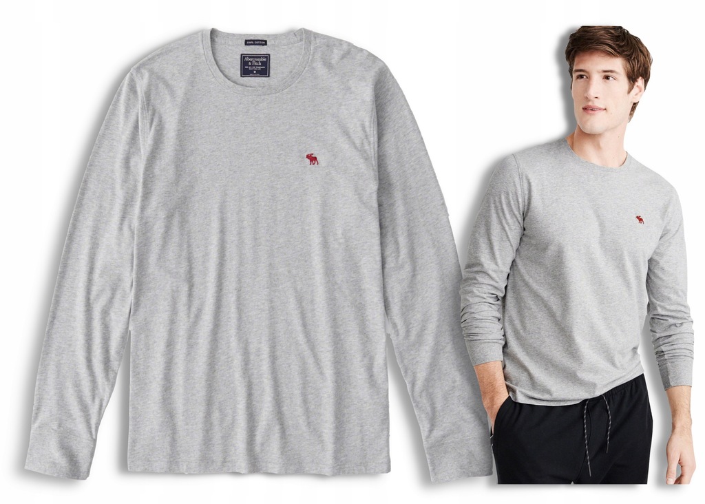 ABERCROMBIE Hollister Longsleeve T-shirt Logo M