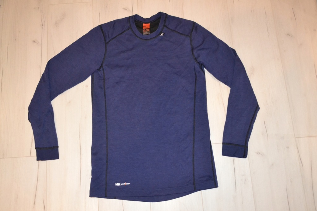 HH HELLY HANSEN WARM MERINO WOOL KOSZULKA XL