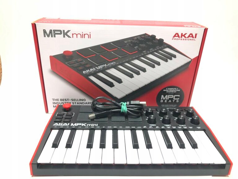KONTROLER MIDI AKAI MPK MK3 KABEL USB PARAGON