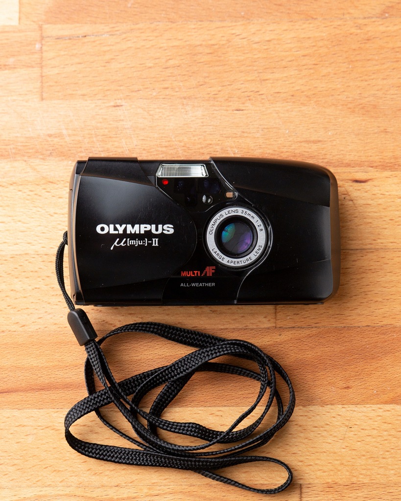 Olympus Mju II 35mm f2.8 + Pasek Kult Stylus Epic