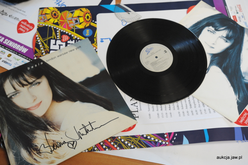 BASIA - London Warsaw New York - Vinyl + autograf