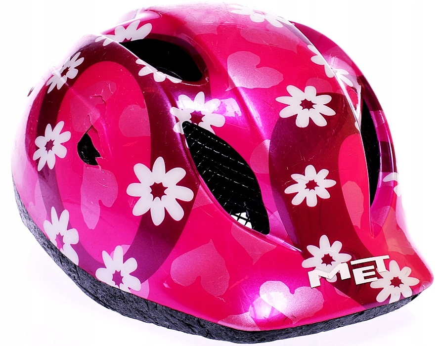 6249-5 .MET... KASK OCHRONNY ROWEROWY W KWIATKI 52