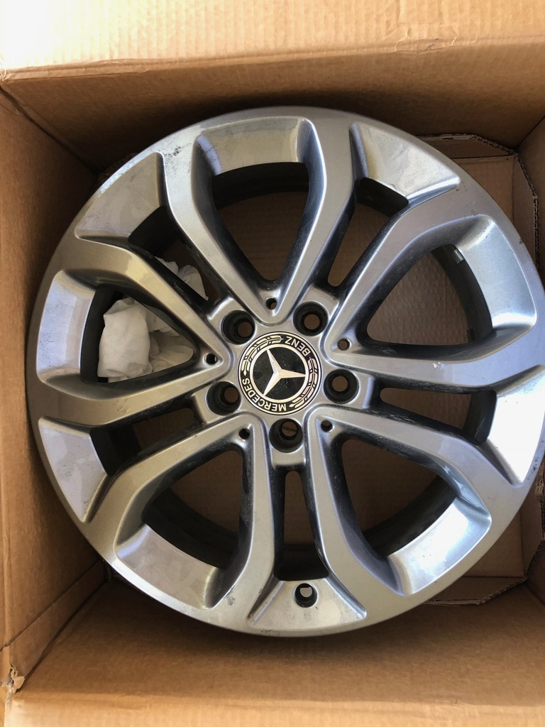 4x felgi Mercedes W205 7J 17 cali 5x112 ORYGINAŁ