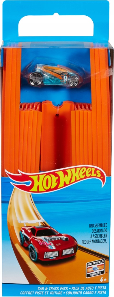 HOT WHEELS ZESTAW TORÓW PROSTYCH 4,5 M BHT77 AUTKO