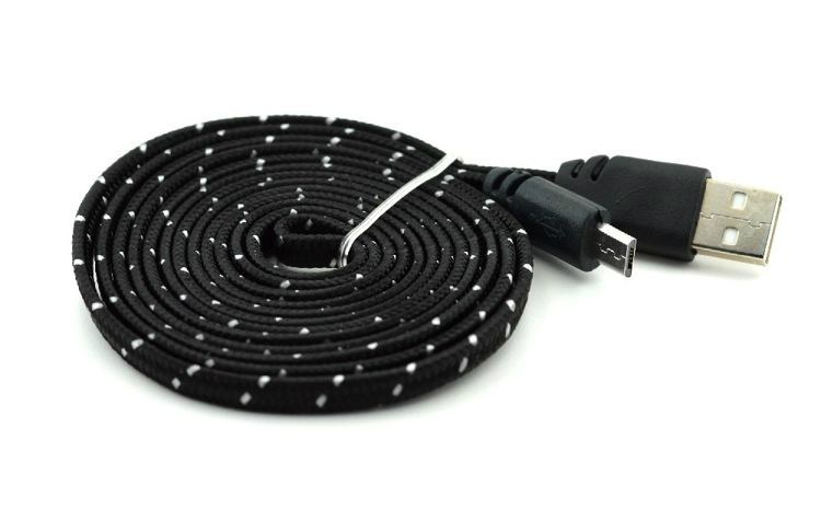 Kabel uniwersalny micro USB 2m nylonowy