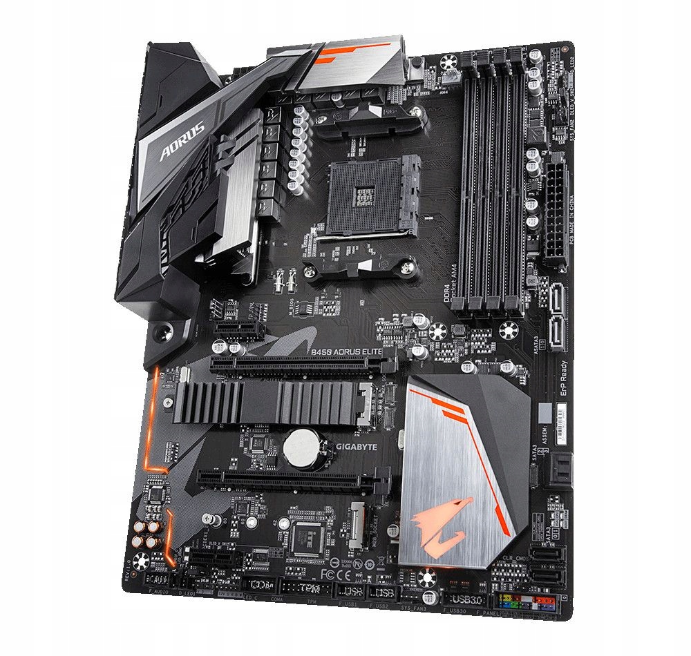 Купить Материнская плата GIGABYTE B450 AORUS ELITE AM4 ATX M.2: отзывы, фото, характеристики в интерне-магазине Aredi.ru