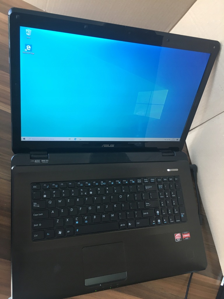 47.Laptop Asus K72DR AMD-2rdzenie/4GB/120SSD/WIN10