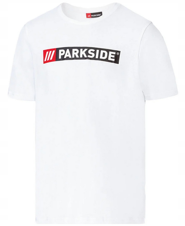 Oryginalna Koszulka męska Parkside XXL 60/62 biała