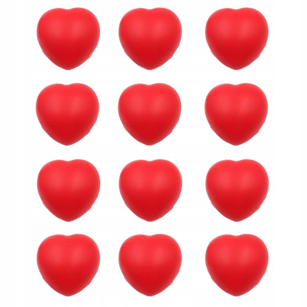 12pcs Heart Ball Kid Sensory