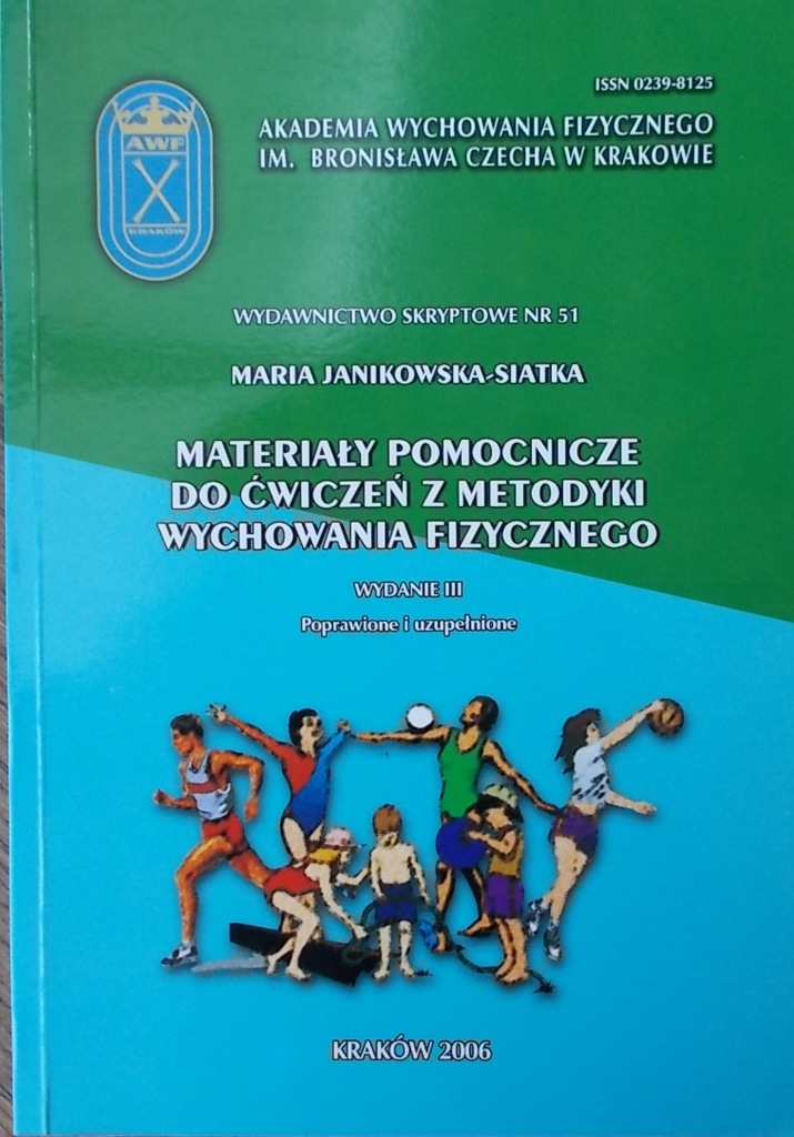 MATERIAŁY POMOCNICZE DO ĆWICZEŃ Z METODYKI WF