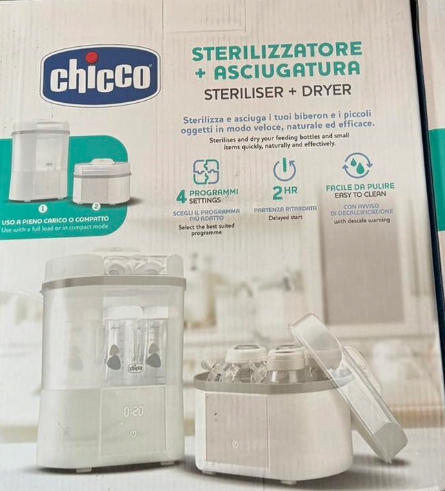 CHICCO Sterylizator Suszarka do butelek dla niemowląt