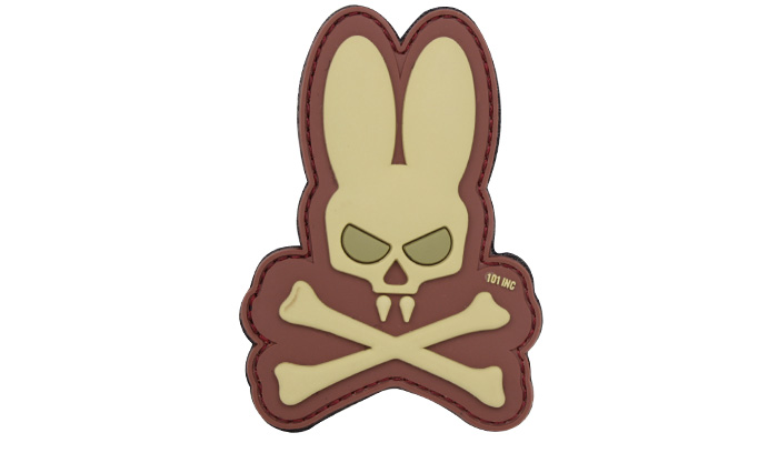 101 Inc. - Naszywka 3D - Skull Bunny - Coyote