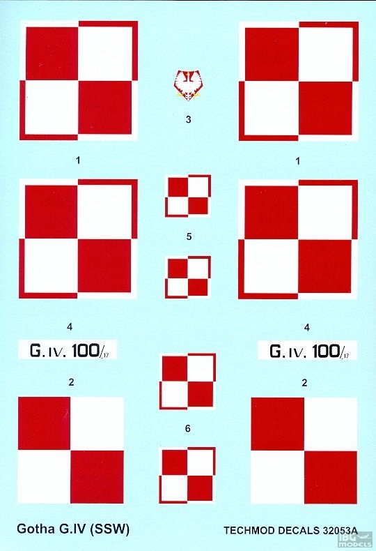 1:32 Samolot GOTHA G.IV (SSW) Techmod 32053